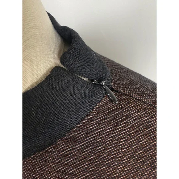 Vintage Marie Grey Large Cheetah Shoulder Pad Sweater Bold Print Max Statement - Picture 5 of 9